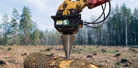 stump screw splitters for excavators